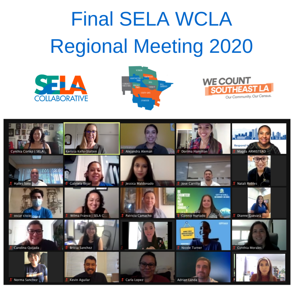 Final SELA We Count LA (WCLA) Regional Census Meeting